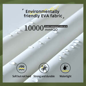 Imperméable unisexe classique et tendance en EVA léger et imperméable pour la moto, la randonnée et le camping - Idéal pour les jours de pluie à l'école - Product Image 4