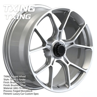 Pour jantes en alliage d'aluminium forgé 17-24 pouces 6061-T6 haute performance pour GT3/GT4 finition brillante design concave garantie 10 ans