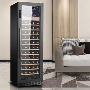 LANYI 270L Wine Display Cabinets Refrigerator Design Wine Cellar Furniture Wine Refrigerator