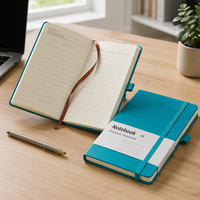 Carnet A5 en cuir PU avec sangle, agenda personnalisé, journal d'affaires, emplacement pour stylo, carnet de notes de bureau