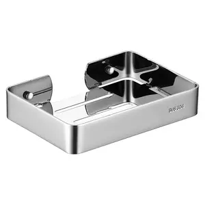 Factory Wholesale Price Stainless Steel Hanging Bathroom Wall Mounted Holder Soap Dish