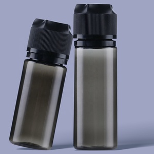 120ml PET Black Plastic <b>Bottles</b> With Drip Tips and Childproof Tamper Lid - Product Image 1