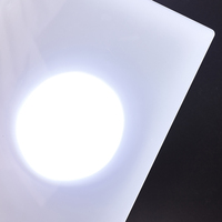 Feuille givrée industrielle de diffuseur de LED de polycarbonate de transmittance élevée de lumière 1.2mm 1.5mm 2mm hôpitaux de plat de diffusion d'éclairage