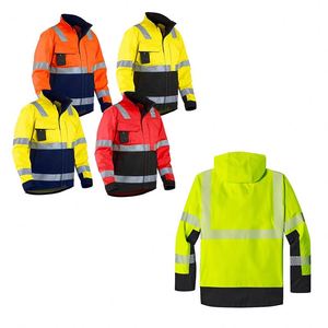 Chaqueta de Trabajo Reflectante de Alta Visibilidad para Hombre, para Trabajos de Construcción al Aire Libre - Product Image 1