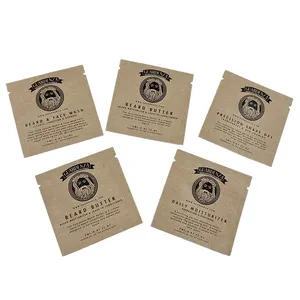 2g 7g 5ml 10ml Personalizado PLA Kraft Papel Sachet Loção Corporal Shampoo Cuidados Com A Pele Soro Cosméticos Embalagem Amostra Pacotes