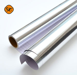 SC diseño geométrico moderno autoadhesivo Peel Stick fondos de pantalla plata metálica impermeable a prueba de aceite para salpicaduras de cocina - Product Image 4