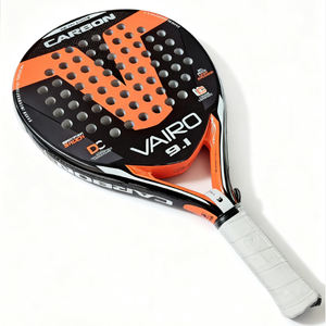 Pala de Pádel <span class=keywords><strong>VAIRO</strong></span> 9.1 CARBON, Raqueta de Tenis de Fibra de Carbono con Núcleo de Espuma EVA, Equipo Deportivo Profesional, Marrón y Negro - Product Image 5