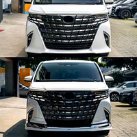 Nouveau kit carrosserie Vellfire à visser, ajustement parfait, avec découpes pour capteurs d'aide au stationnement, pour Alphard Série 40 2024, ajustement universel