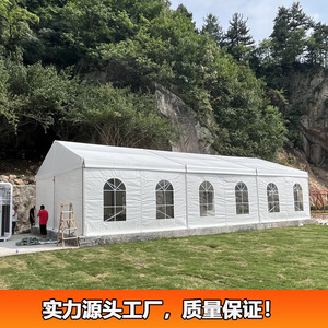 Carpa rectangular de PVC para ferias comerciales, de una sola capa, impermeable, fácil de montar, con estructura de aluminio para uso en exteriores. - Product Image 5