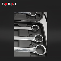 Jeu de clés à douille combinées métriques professionnelles TOMAC de 6 pièces - Tailles 34, 36, 38, 41, 46, 50 mm