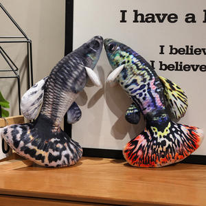 Juguete de peluche de pez Guppy realista, muñeca de pez ornamental de peces tropicales, recuerdo de Oceanario, almohada para el hogar, pez - Product Image 5