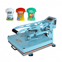 Máquina de Prensa Térmica Magnética Semi-Automática 38x38cm de Alta Pressão para Sublimação e Hot Stamping para Impressão em Camisetas