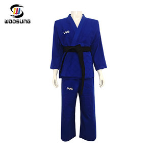 Woosung サンプル 送料無料 武道ウェア 青 着物 柔術衣 柔道着 柔道衣 - Product Image 2