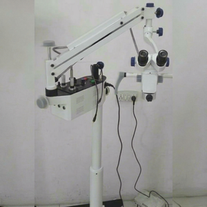 Microscopio Dental con Cabezal Inclinable de 5 Posiciones para Endodoncia, con Brazo Ajustable, Color Blanco, Aumento de 25x - Product Image 1