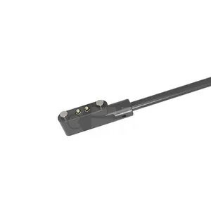 Conector magnético eletrônico para laptop, conector de carregador magnético com 2 pinos