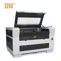 Machine de gravure laser CO2 6090 pour bouteilles de vin/verres avec dispositif rotatif