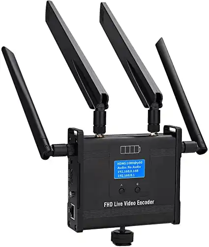 URay 4G LTE 1080P kablosuz HDMI IP Video kodlayıcı H.265 H.264 kodlama cihazı canlı akış için srt rtmp rtmps