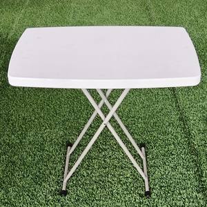 โต๊ะและเก้าอี้สำหรับงานเลี้ยง ขายตรงจากโรงงาน โต๊ะพับปรับระดับได้ โต๊ะพลาสติกพับได้แบบพกพา รูปทรงสี่เหลี่ยมผืนผ้า - Product Image 3