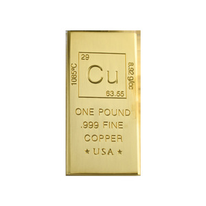 Barra de Cobre Fino 999 de 1 Libra Personalizada / Lámina de Cobre para Inversión y Colección, Artesanías Metálicas y Coleccionables - Product Image 5