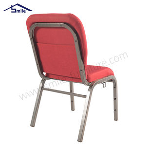 Sedia Ergonomica Moderna in Ferro per Teatro/Chiesa/Hotel con Seduta Curva, Resistente e Confortevole per <span class=keywords><strong>la</strong></span> Congregazione - Product Image 4