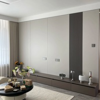 Meilleures ventes : Panneaux de revêtement mural 3D en placage de bois de bambou moderne, grain de bois, écologiques et économiques pour salon et cuisine