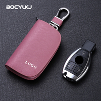 Porte-clés universel en cuir pour BMW, Mercedes, Audi, VW, Land Rover, JEEP, Fiat MG