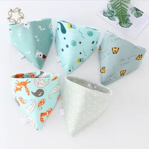 customize baby bibs organic bandana bibs Organic cotton Infants accessories sustainable bandana baby bib best baby clothes