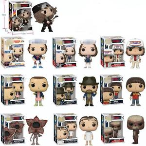 Lo Último en Juguetes de Colección: Set de 10 Figuras POP de Stranger Things de 10 cm, Dustin, <span class=keywords><strong>Steve</strong></span>, Eddie, Robin, Figuras de Anime, Estatuas, Adornos - Product Image 1