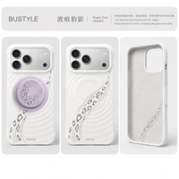 Coque de téléphone magnétique en silicone personnalisable pour iPhone 18 17 16 Pro – Coque mobile en caoutchouc gravée à froid et imprimable