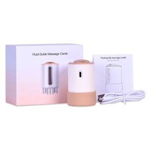 EMS Microcurrent Vibration Scalp Massage <b>Comb</b> 15ML Liquid Hair Applicator <b>Comb</b> Hair Growth Serum Oil Applicator - Product Image 2