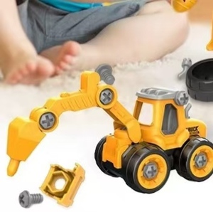 Camion de construction miniatures mignonnes à démonter, modèle 4, assortiment - Product Image 4