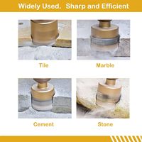 Kit de 12 forets diamantés pour la découpe de céramique, de verre et de carrelage - Parfait pour percer la porcelaine, le marbre, le granit