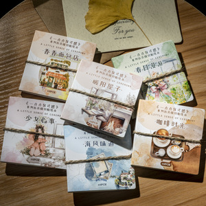 10 autocollants par paquet <span class=keywords><strong>un</strong></span> <span class=keywords><strong>peu</strong></span> de série de <span class=keywords><strong>c</strong></span>érémonie Page pliante découpée support de Collage européen Vintage - Product Image 2