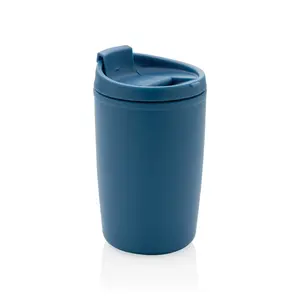 Vaso de PP reciclado GRS con tapa, gadgets sostenibles - Product Image 2