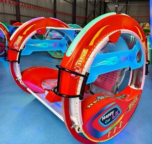 Parque de Atracciones <span class=keywords><strong>Happy</strong></span> Swing Car Dos asientos Coche rodante giratorio de 360 grados a la venta - Product Image 4