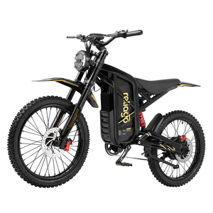 Reliago Moto électrique tout-terrain 2000W avec batterie 48V 25Ah - ZX3-BK Ebike tout-terrain |   Moteur sans balais 25-60 km/h |   Entrepôt UE - Product Image 1