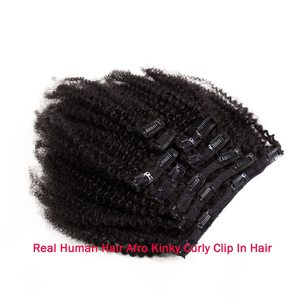 Extensions de <span class=keywords><strong>cheveux</strong></span> brésiliens afro bouclés à clipser, <span class=keywords><strong>cheveux</strong></span> humains vierges brésiliens afro bouclés à clipser - Product Image 3