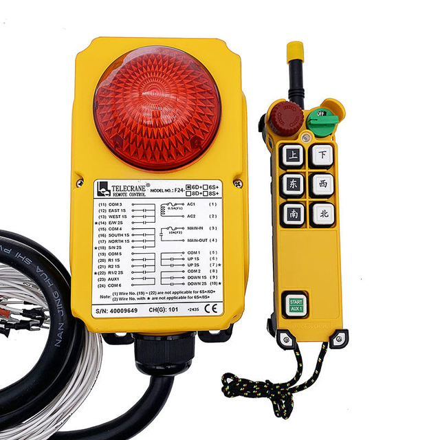 F24-6D+ Industrial Palfinger Radio Transmitter Crane Remote Control Industrial Remote Control for Winch