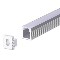 8*9mm Ultra Étroit A MENÉ le Profil pour 3mm 4mm 5mm A MENÉ LA Bande du Bâti LED de Surface du Canal En Aluminium