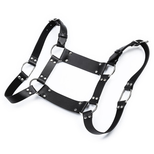 Harnais de corps gothique à lanières en cuir pour hommes Sexy <span class=keywords><strong>Erotica</strong></span> Lingerie Clothing Sex Toys for Men - Product Image 3