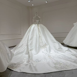 Xx70 Customizable Luxury <b>Wedding</b> Dress Backless Chapel Train Ball Gown Pearl Beaded Embroidered Abito Sposa for - Product Image 3