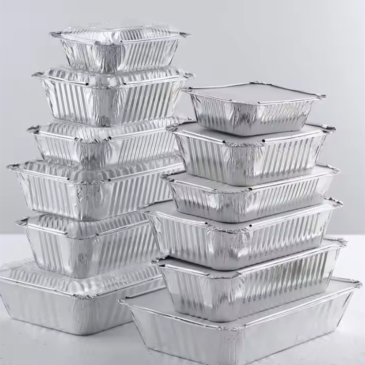 Disposable Chicken Aluminum Foil Containers Box