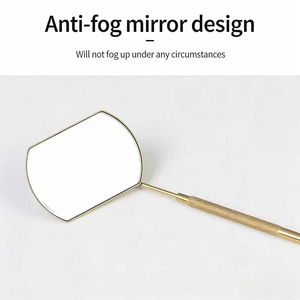 Espejo de inspección para injerto de pestañas, antivaho, anti-encurvado de raíz, para observación del fondo, espejo pequeño, herramienta para salón de belleza de pestañas - Product Image 4