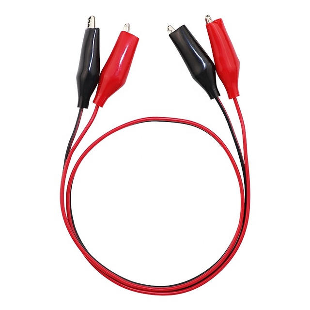 Alligator Clips Electrical DIY Test Leads Alligator Double-ended Crocodile Clips Roach Clip Test Jumper Wires