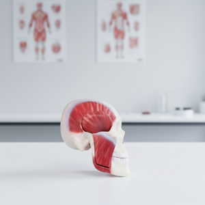 Modelo del Músculo Maseter Humano - Modelo <span class=keywords><strong>de</strong></span> Disección <span class=keywords><strong>de</strong></span> Nervios y Músculos <span class=keywords><strong>de</strong></span> Anatomía Maxilofacial para Educación Dental - Product Image 5