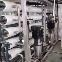 Système de traitement d'eau par osmose inverse de qualité industrielle à haute concentration, productivité de 10 000 L/heure, solutions personnalisées, garantie 1 an