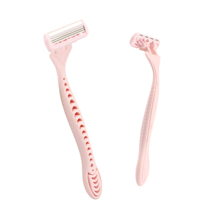 Private Label Wholesale Price Triple Blade Disposable <strong>razor</strong> Lady Pink Shaving <strong>razor</strong> - Product Image 1