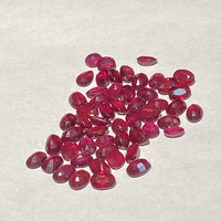 RubyWholesale pierres précieuses naturelles guérison Quartz ovale goutte pierre CABS cristal pierres précieuses Cabochon travail manuel bricolage anneau bijoux