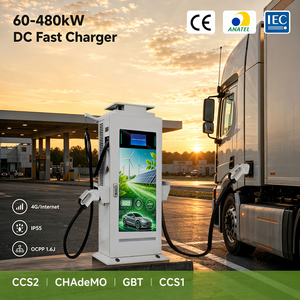 Deedian 60-240KW <span class=keywords><strong>Borne</strong></span> de <span class=keywords><strong>Recharge</strong></span> Rapide DC pour Véhicules <span class=keywords><strong>Électrique</strong></span>s sur Pied Double Connecteur CCS2 GBT OCPP RFID 4G IP54 Station de <span class=keywords><strong>Recharge</strong></span> Commerciale OEM Publicitaire - Product Image 1