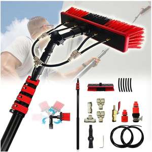 Sistema de Limpieza Telescópico Multifuncional de Largo Alcance de 12-36 Pies, Poste de Limpieza con Alimentación de Agua, <span class=keywords><strong>Kit</strong></span> de Extensión de Poste de Limpieza con Alimentación de Agua - Product Image 1